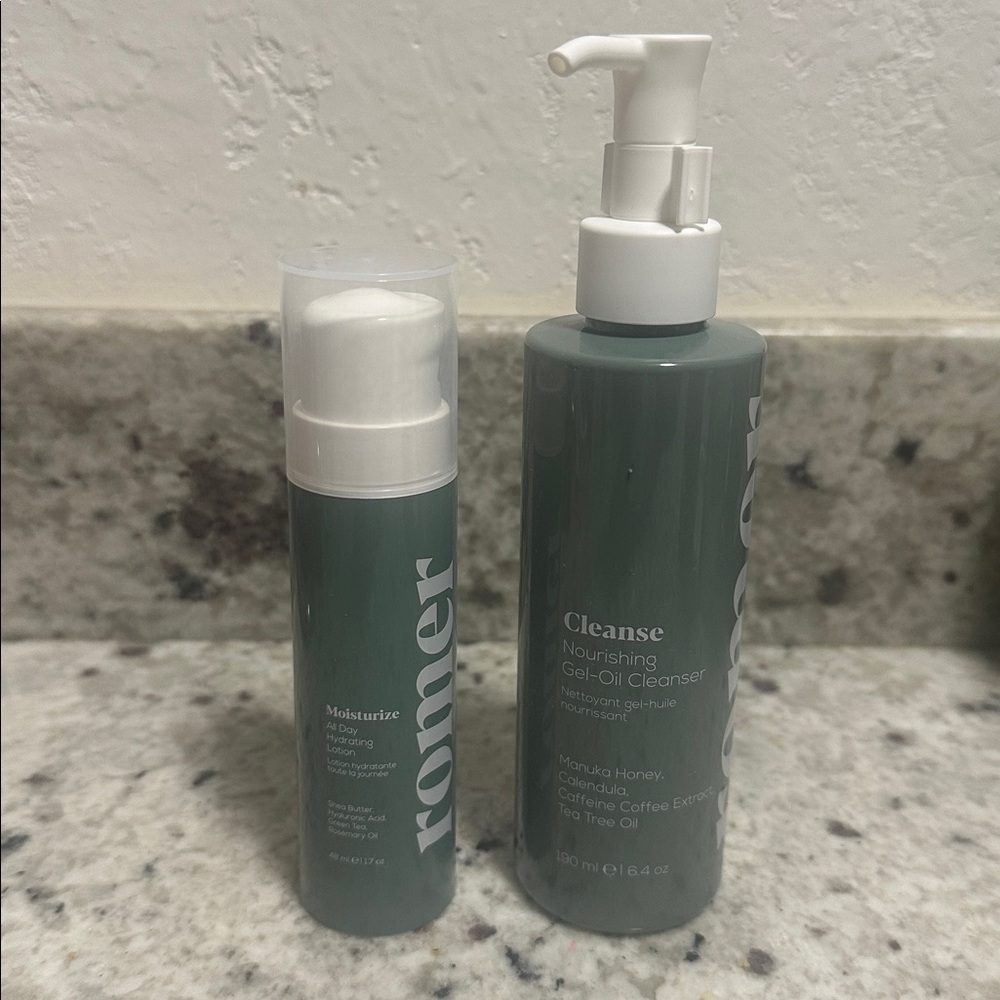 Romer —Cleanser and Moisturizer- Bundle of 2